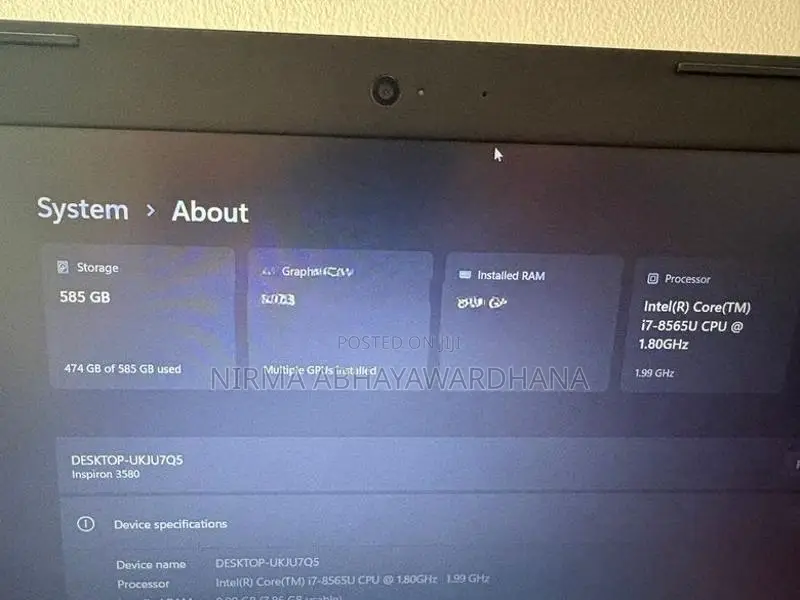 Dell Laptop i7