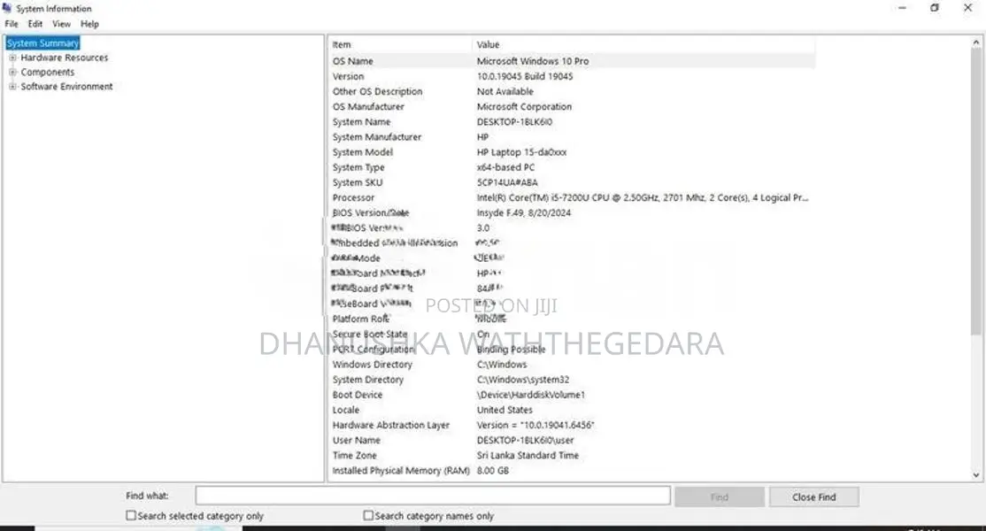 HP 15-da0073ms Touchscreen Laptop