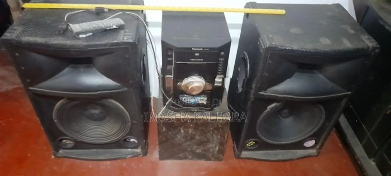Panasonic Amp with 12" -2 Single Tops