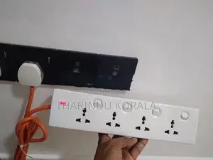 Orange Multi Trailer Socket with Universal Extension Cord 3m