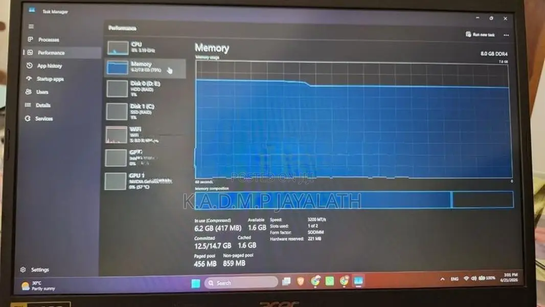 Acer Core i5 11th Gen|8GB RAM|NVMe SSD + 1TB HDD|Dedicated MX350 GPU