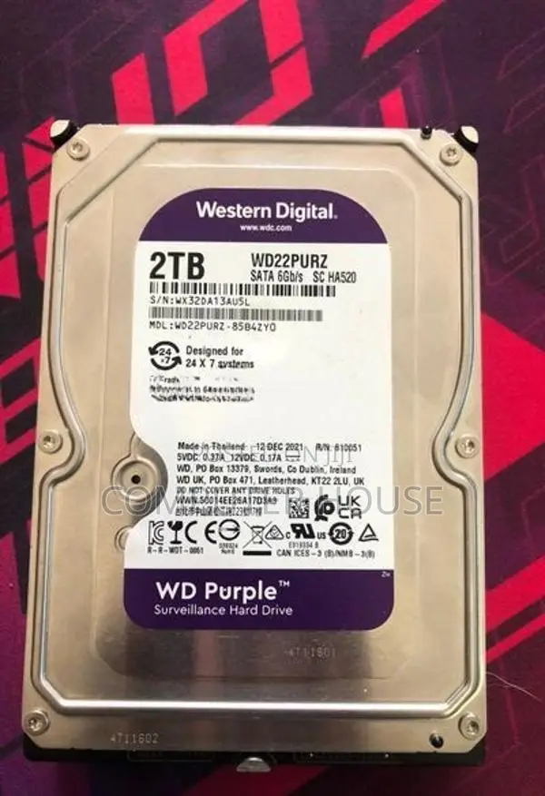 WD Purple 2TB Desktop HDD