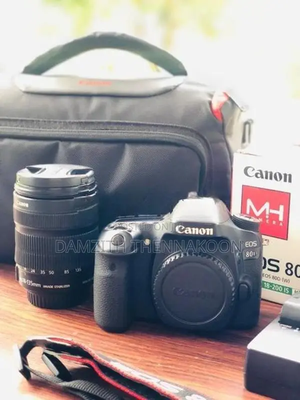 Canon EOS 80D Camera with 18-135mm Lens