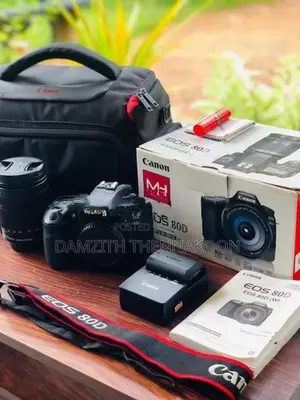 Canon EOS 80D Camera with 18-135mm Lens