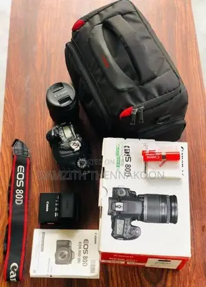 Canon EOS 80D Camera with 18-135mm Lens