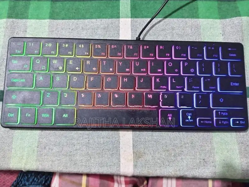 RGB Backlit Mini USB Keyboard
