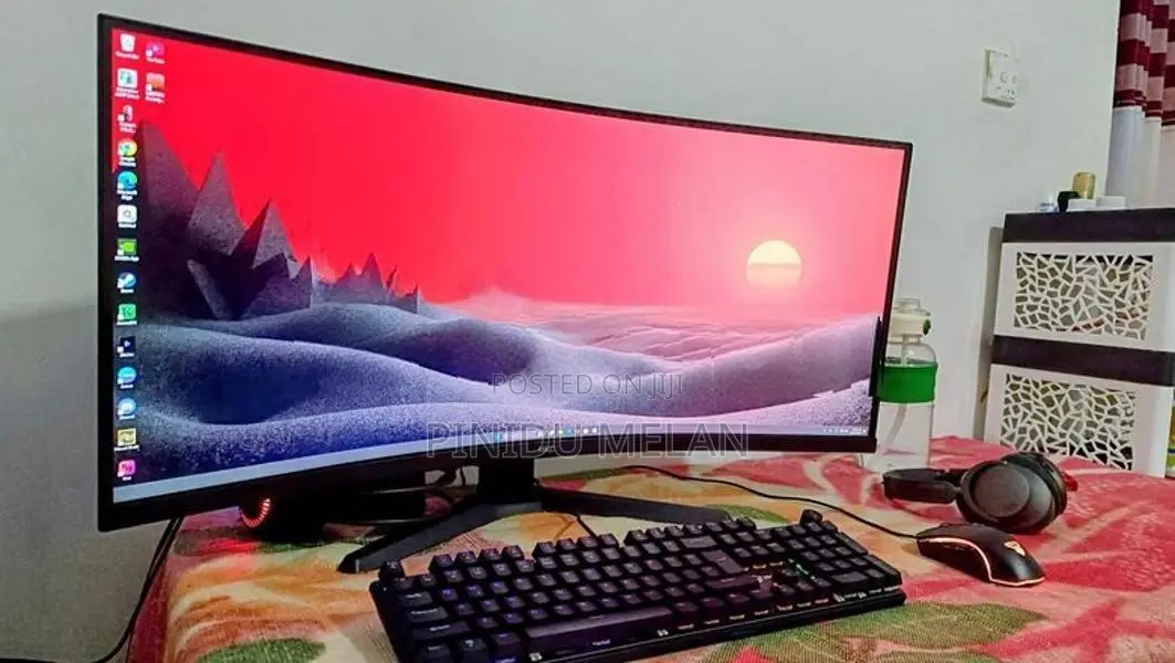 Complete RTX 4060 Gaming PC Setup (i5-10400F /144Hz Curved Monitor)