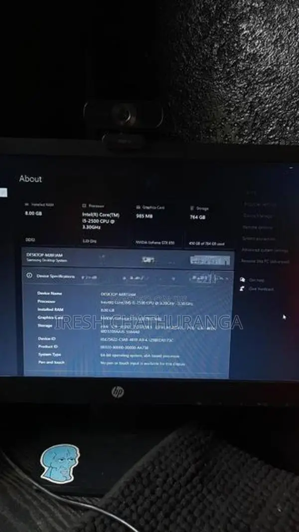 Gaming PC | Core i5 3rd Gen GTX 650 8GB RAM ARGB FansS
