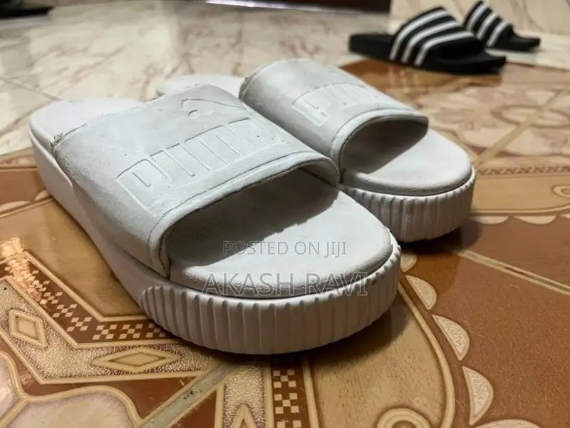Puma Platform Slides Sandals Women’s White