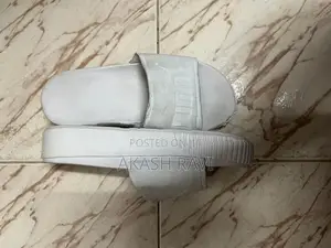 Puma Platform Slides Sandals Women’s White