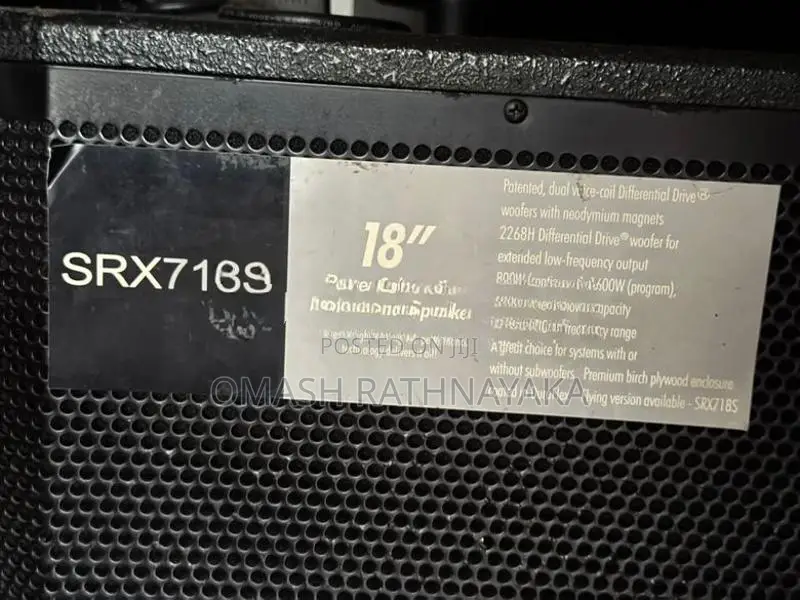 JBL Bass Bin Speaker