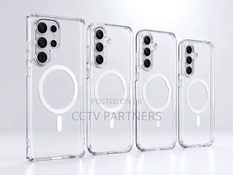 Fast Charging Magsafe transparent case for Samsung phones