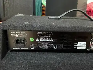 Eden Back Amplifier