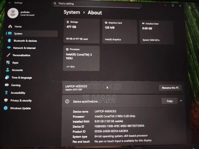 Acer i3 14th Gen 8GB Laptop