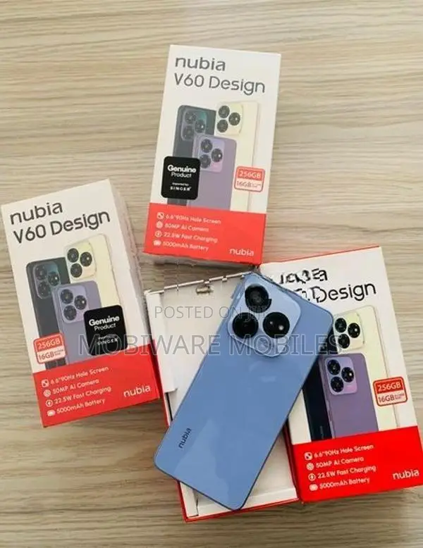 ZTE V60 Design 6GB 256GB (Used)