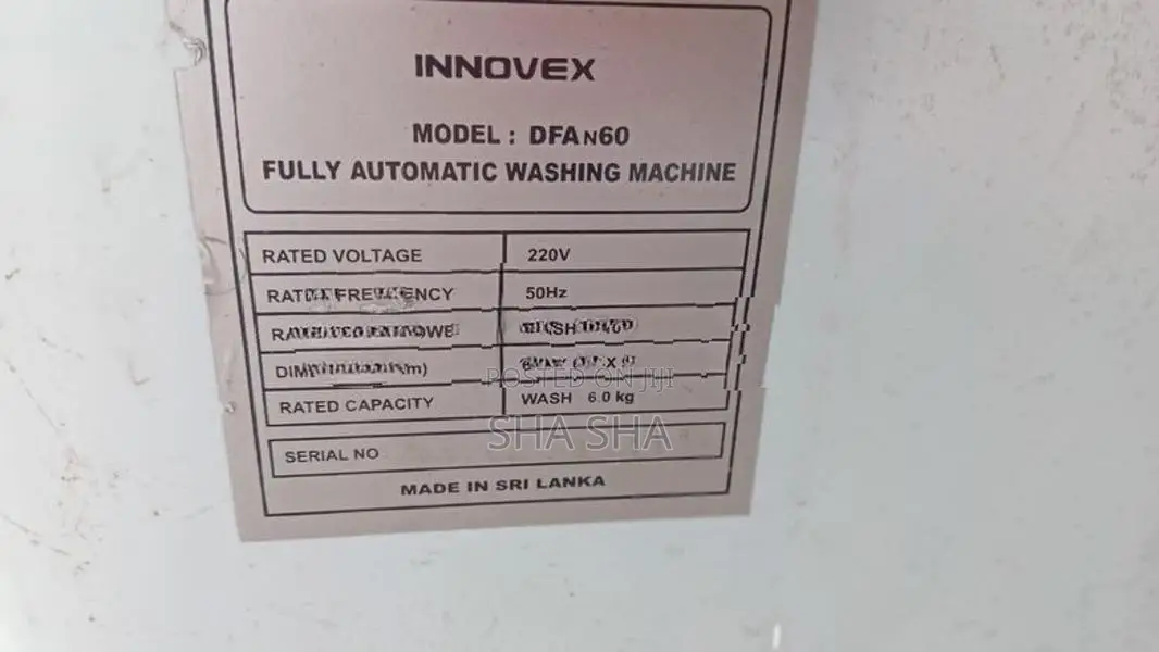 Innovex Auto 7kg Washing Machine Top Load