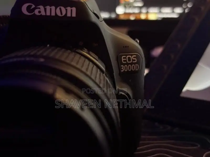 Canon EOS 3000D with 18-55mm lens