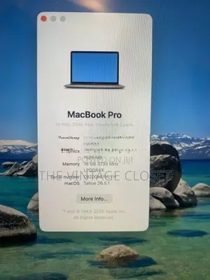 Apple MacBook Pro 13 Inch Intel Core i5 2020