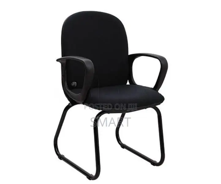 Piyestra (47cm x 57cm 92cm) Low Back Steel Frame Visitor Chair