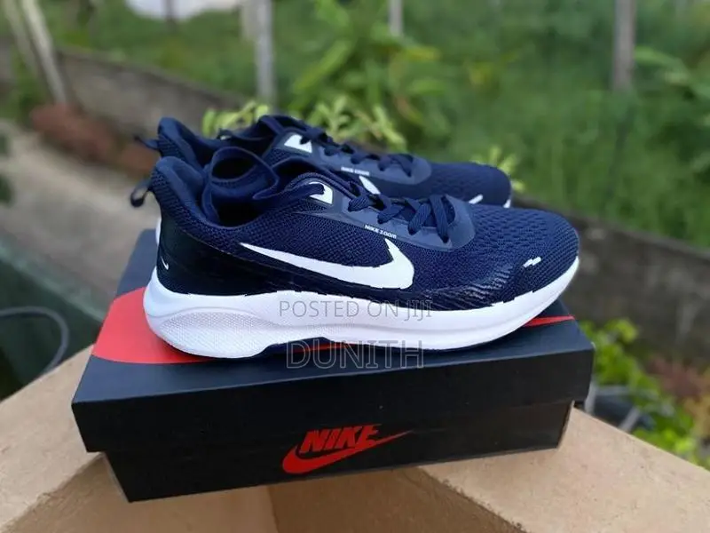 Nike Dark Blue Zoom X Pg Running Shoe