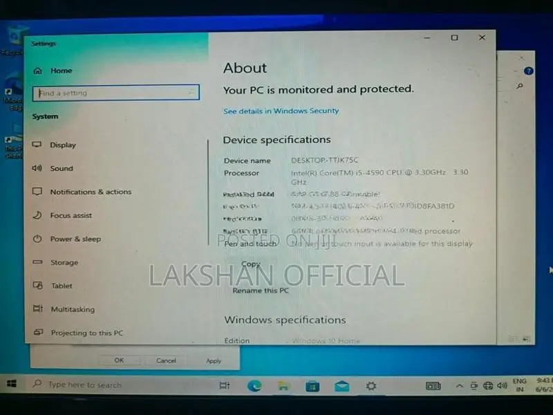 i5 4th Generation Desktop PC