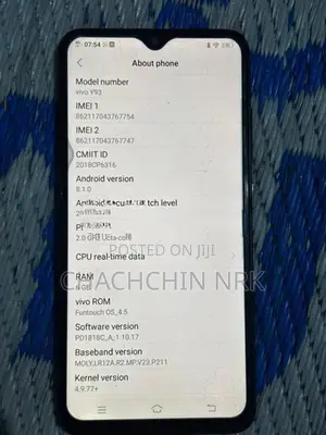 Vivo Y93 (Used)