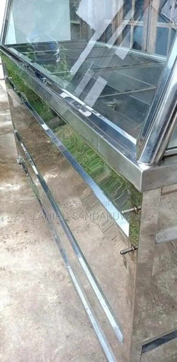 Stainless steel hot cupboard