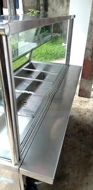 Stainless steel hot cupboard
