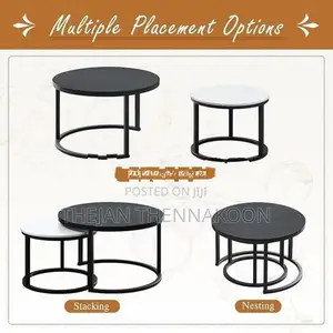 Minimal Luxury Coffee Table Set