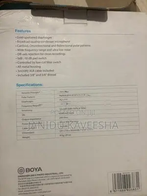 Boya By-M1000 Large Diaphragm Condenser Microphone