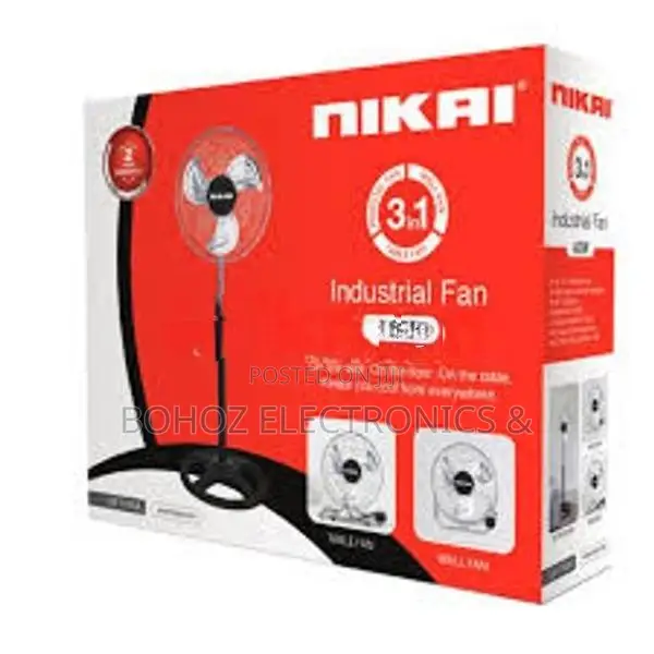 Nikai 3 in Stand Wall Fan