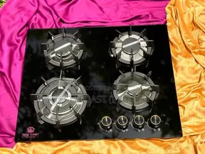 GAS COOKER HOB 4 BURNER GLASS BLACK NEW 2026