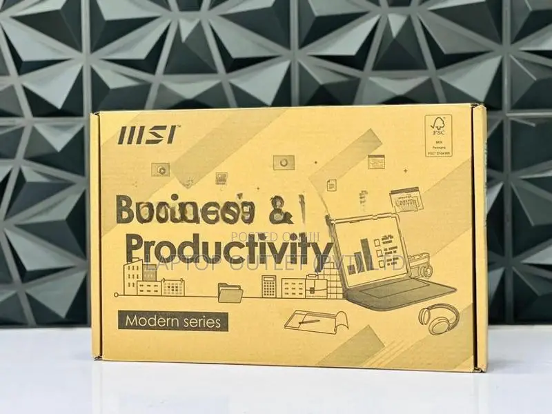 MSI Modern 15 - CORE i5-14th Gen | 8GB Ram 512GB NVMe |Backlit K.B