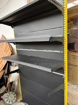 Premium Retail Display Rack with LED Strip Lighting