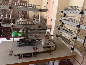Multineedle Single Chainstitch Shirring with Smocking Machine