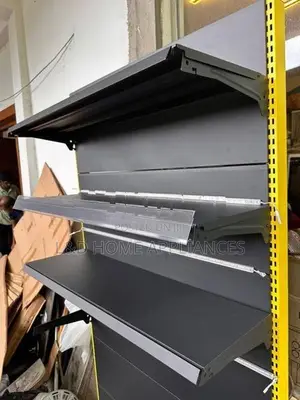 Premium Retail Display Rack with LED Strip Lighting