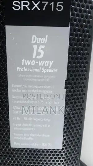 JBL srx715 Speakers