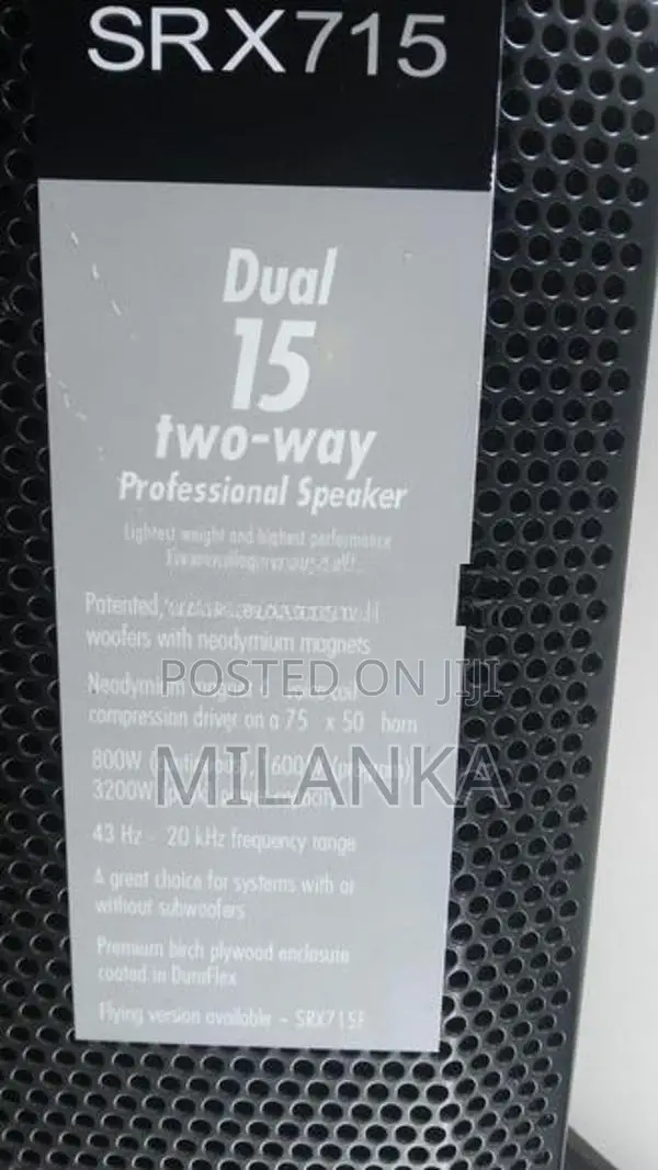 JBL srx715 Speakers