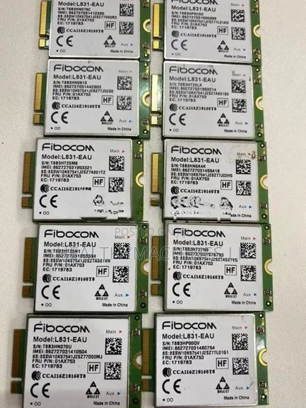 Lenovo Fibcom 4G LTE Module Card