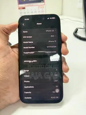 Apple iPhone 15 I phone (Used)