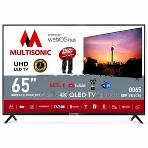Brand New Multisonic 65" QLED 4K TV