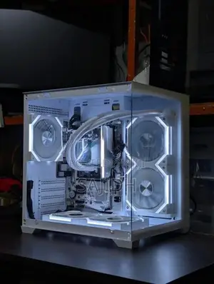 I5 14GEN WHITE GAMING PC BUILD /16GB RAM/5060 8GB ETC...
