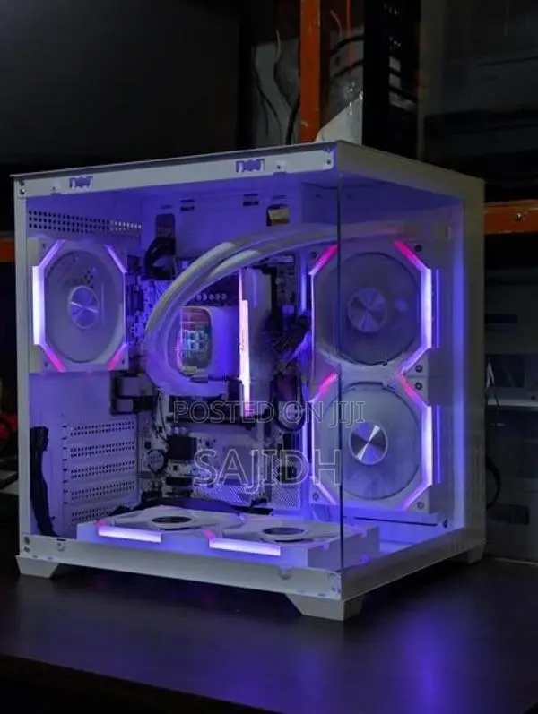 I5 14GEN WHITE GAMING PC BUILD /16GB RAM/5060 8GB ETC...