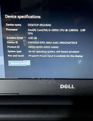 Dell i3 5th Gen Laptop