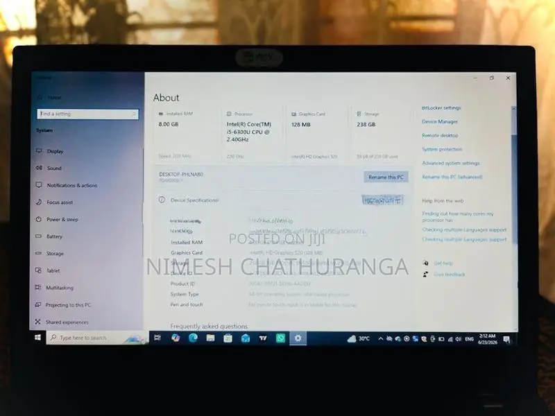 Lenovo Core i5 Laptop
