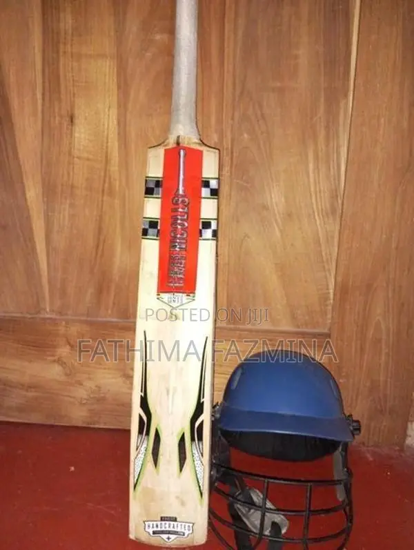 Leather Bat with Helmet