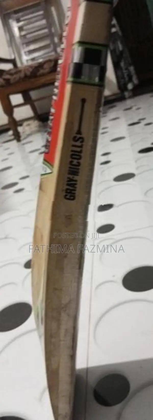 Leather Bat(gray Nicholls ) with Helmet( Victory)