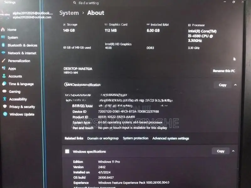 Gaming PC i5 4th Gen