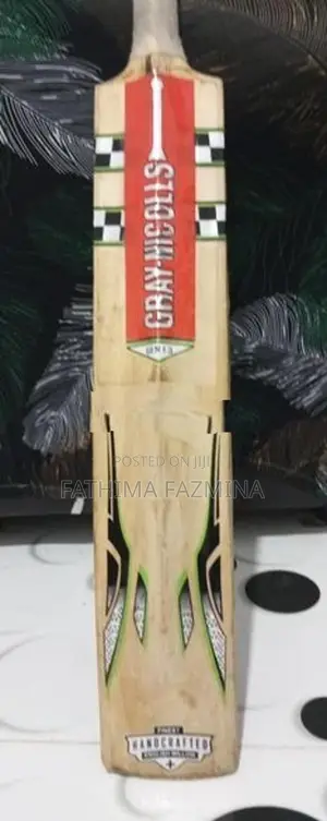 Leather Bat(gray Nicholls ) with Helmet( Victory)