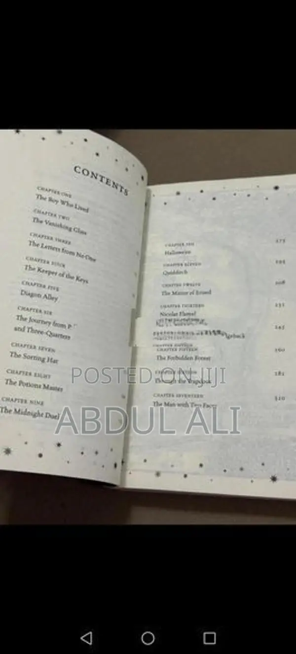 Harry Potter and The Philosopher's Stone Book